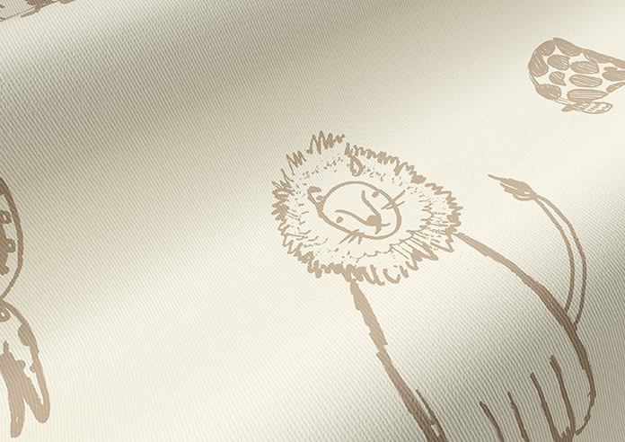 Zootime Sketch, Nutmeg - Roller Blind - Image 4